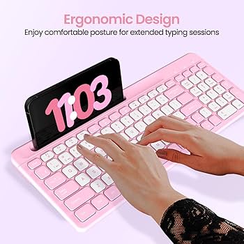 B' Flow ピンク Amazon.in: Buy Portronics Bubble Square Wireless Keyboard
